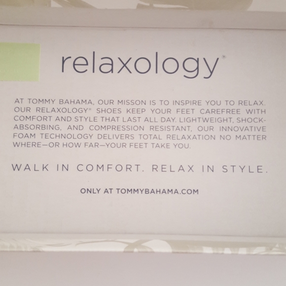 Tommy Bahama NIB Denim Relaxology Inaya Slide Sandals - Picture 6 of 8